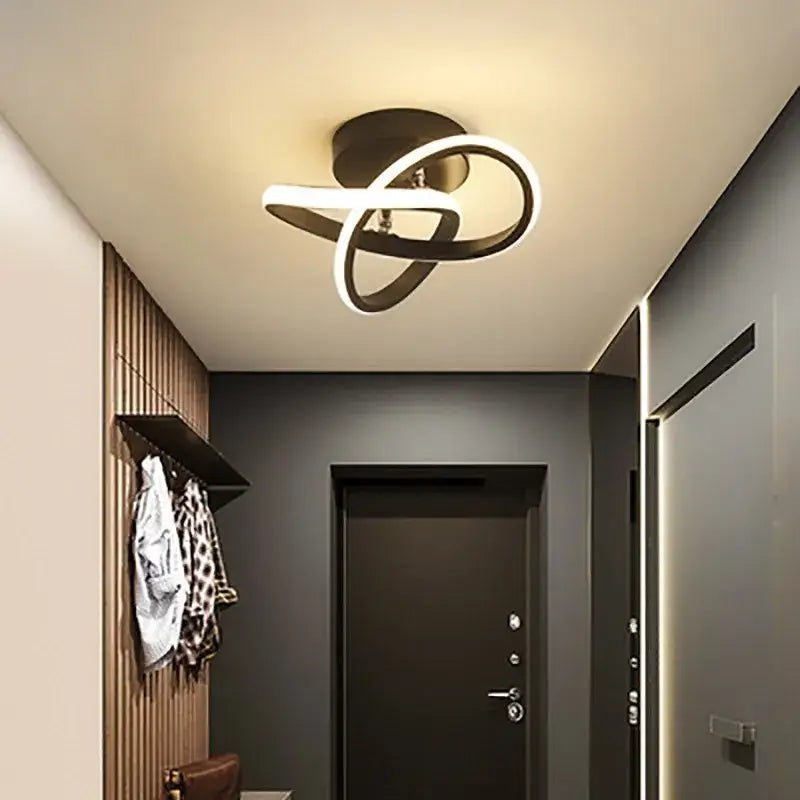 LED Strip Aisle Ceiling Lights Modern Minimalist Living