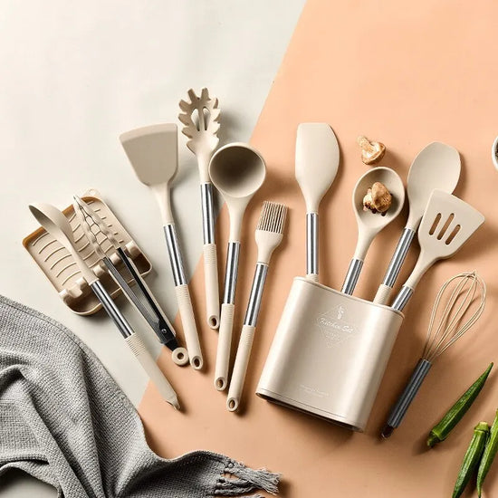 Ash and Anthem Silicone Kitchen Utensil Set