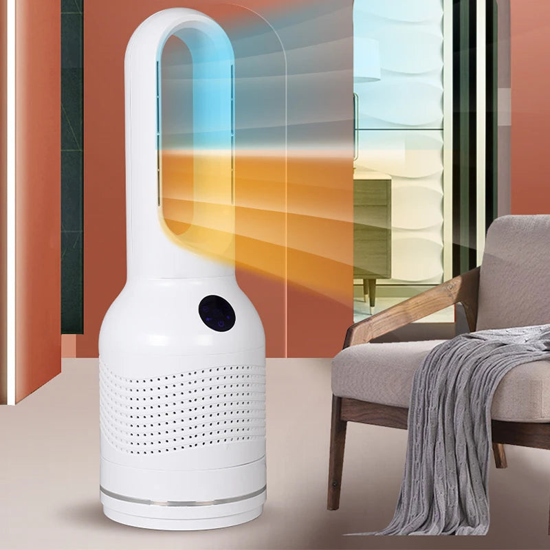 Ash and Anthem Smart 3-in-1 Air Purifier Bladeless Tower Pedestal Fan