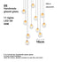 Ash and ANTHEM Modern LED home interior lighting ceiling chandelier,