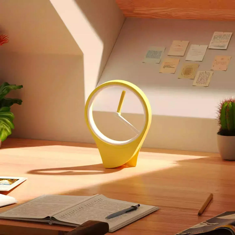 Ash and Anthem floating dial-free desktop clock features