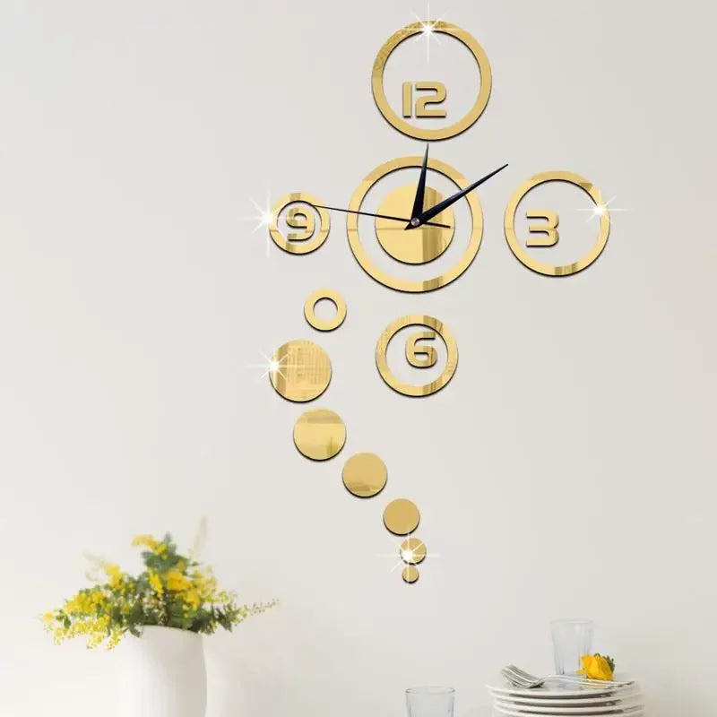Ash and ANTHREM Acrylic Wall Stickers Clock Home Decoration Wall 