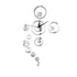 Ash and ANTHREM Acrylic Wall Stickers Clock Home Decoration Wall 