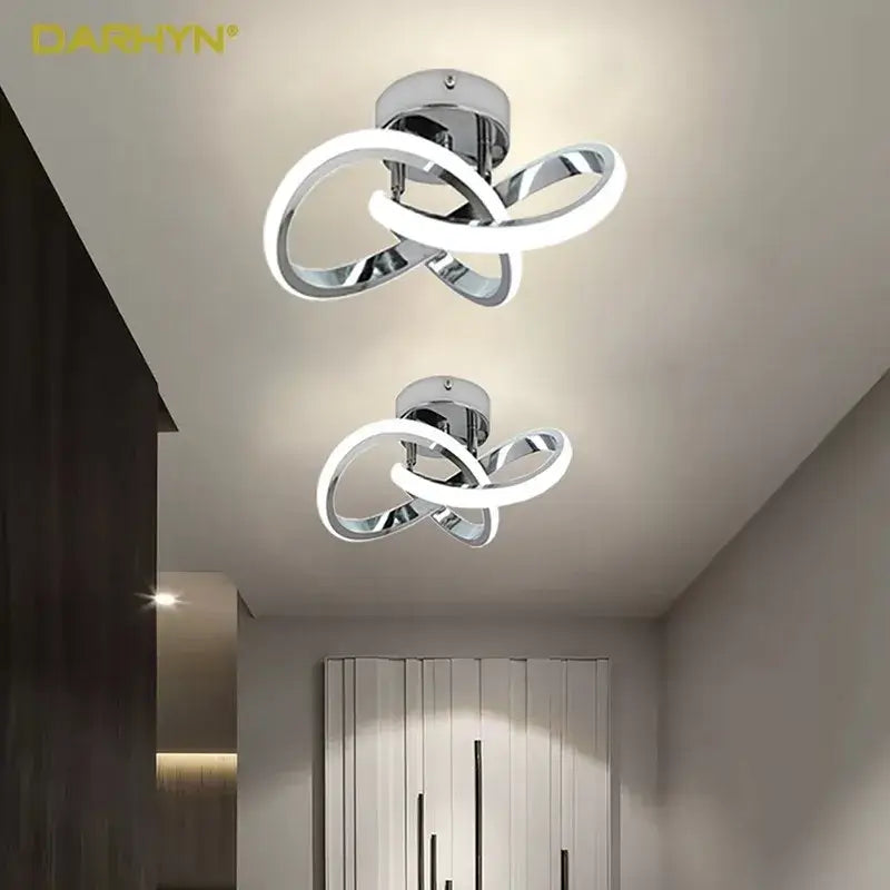 LED Strip Aisle Ceiling Lights Modern Minimalist Living