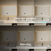 Ash and Anthem LED Anti-Fog Bathroom Mirror