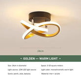 LED Strip Aisle Ceiling Lights Modern Minimalist Living