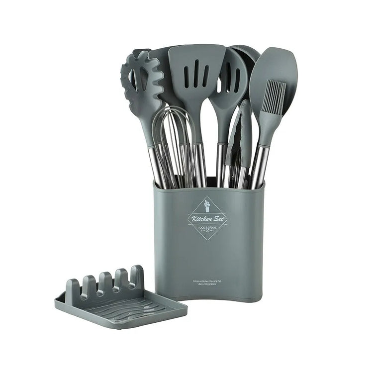 Ash and Anthem Silicone Kitchen Utensil Set