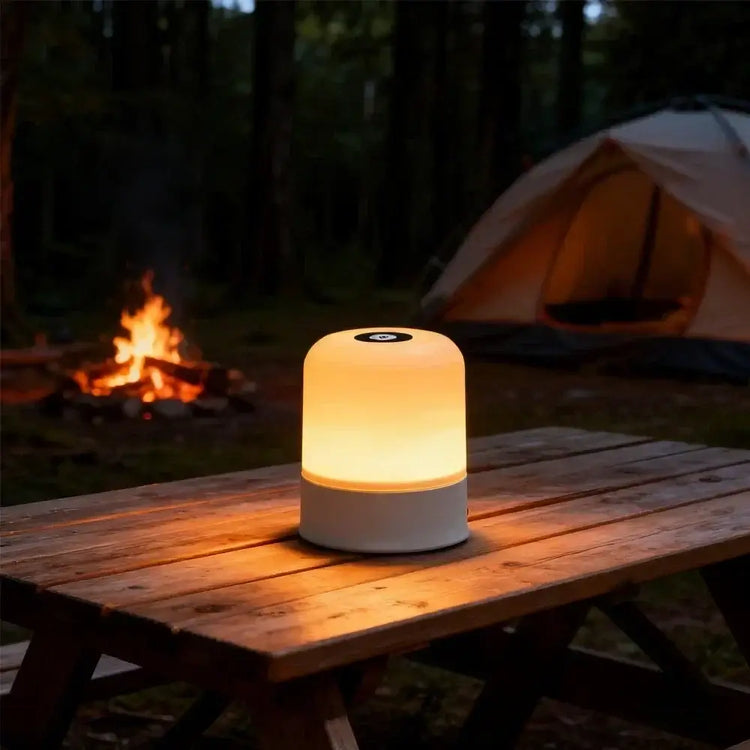 Ash and Anthem LED Rechargeable RGB Night Light for Bedroom, Bedside, and Reading