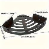 Ash and Anthem Corner Shower Storage Shelf
