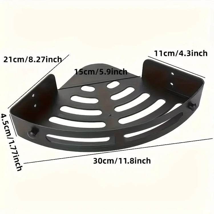 Ash and Anthem Corner Shower Storage Shelf