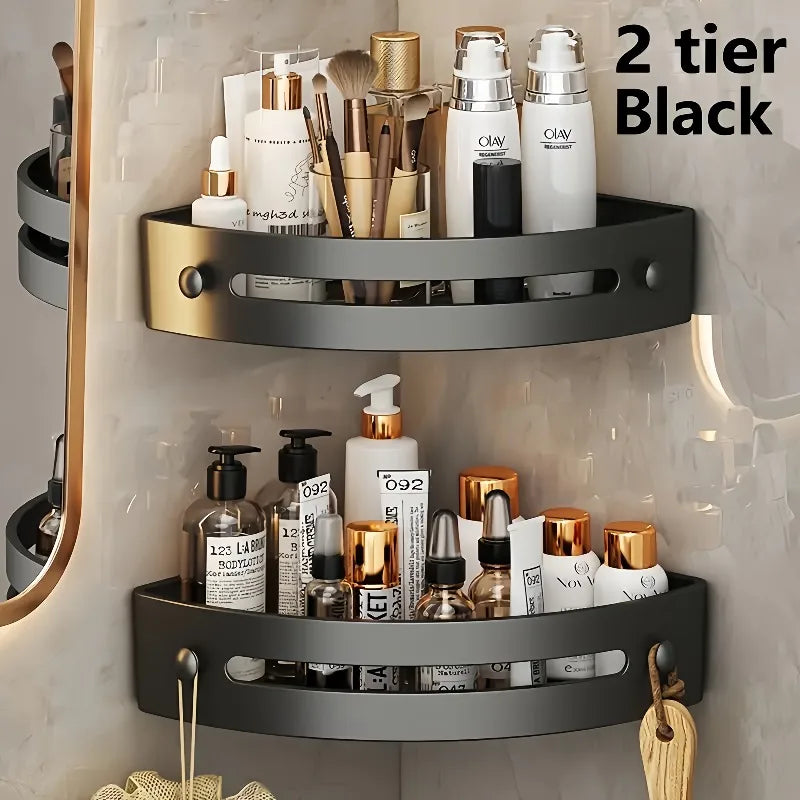 Ash and Anthem Corner Shower Storage Shelf