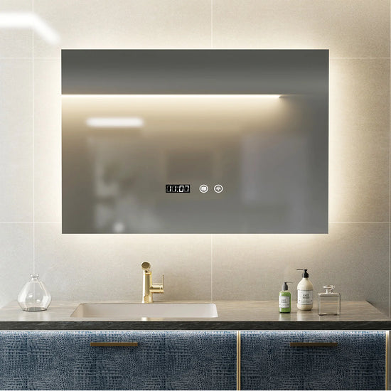 Ash and Anthem LED Anti-Fog Bathroom Mirror