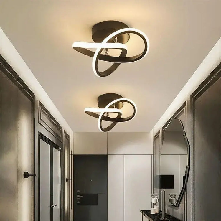 LED Strip Aisle Ceiling Lights Modern Minimalist Living