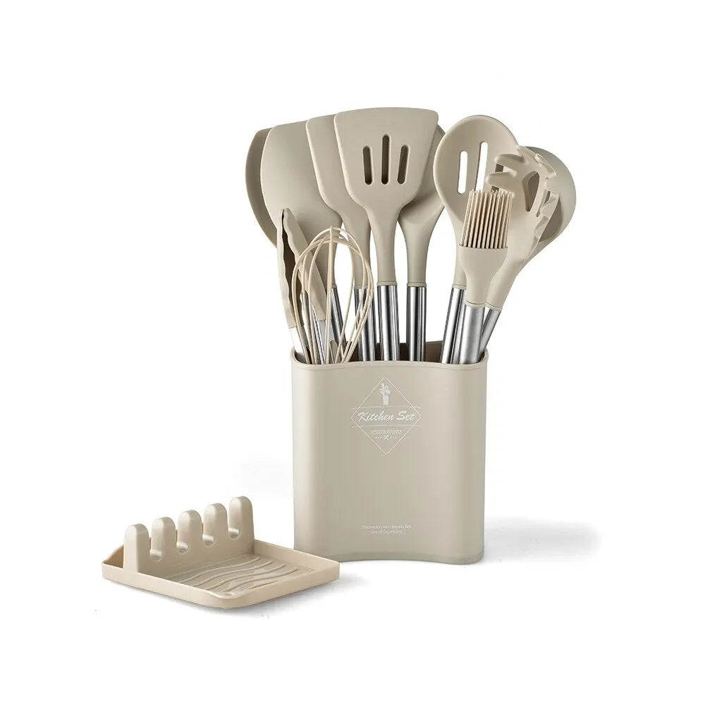 Ash and Anthem Silicone Kitchen Utensil Set