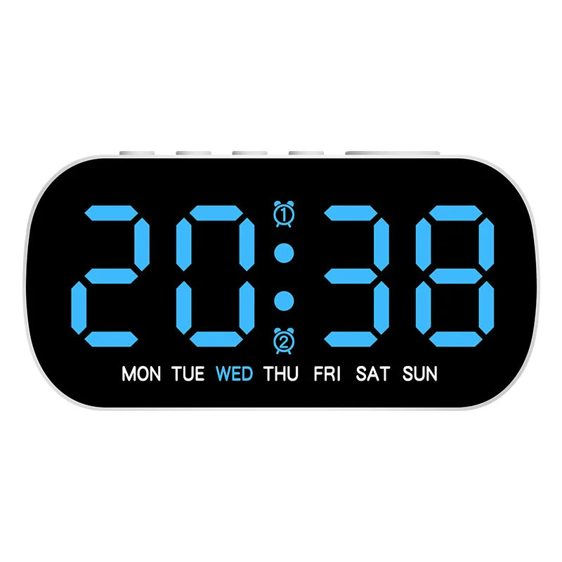 Ash and Anthem Digital LED Alarm Clock