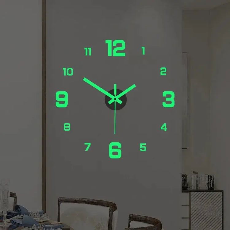 Ash and Anthem DIY Luminous Silent Wall Clock