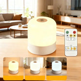 Ash and Anthem LED Rechargeable RGB Night Light for Bedroom, Bedside, and Reading