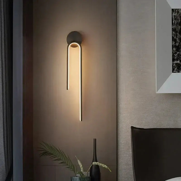 Ash and Anthem Modern LED Indoor Wall Light for Living Room, Bedroom, and Hallway