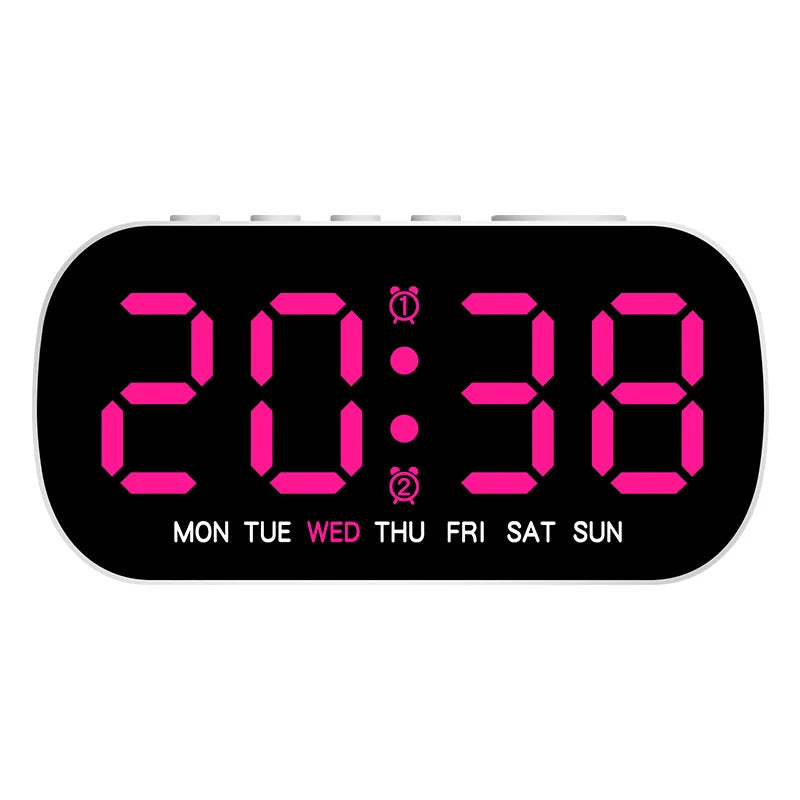 Ash and Anthem Digital LED Alarm Clock