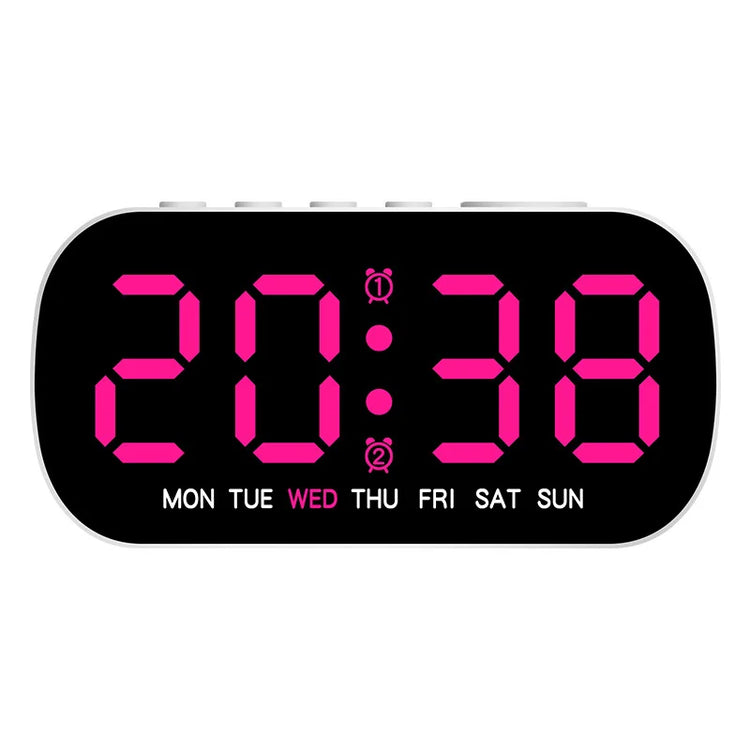 Ash and Anthem Digital LED Alarm Clock