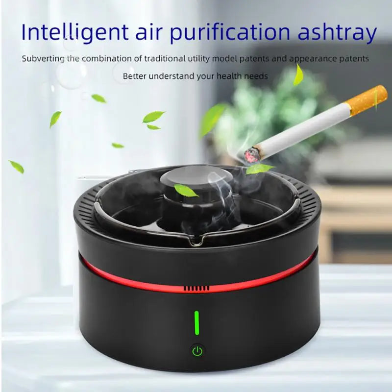 Ash and Anthem: Multifunctional Smart Ashtray Air Purifier