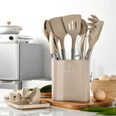 Ash and Anthem Silicone Kitchen Utensil Set